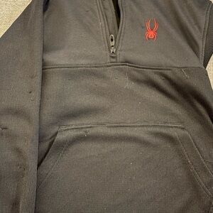 Black Spyder Hoodie Jacket